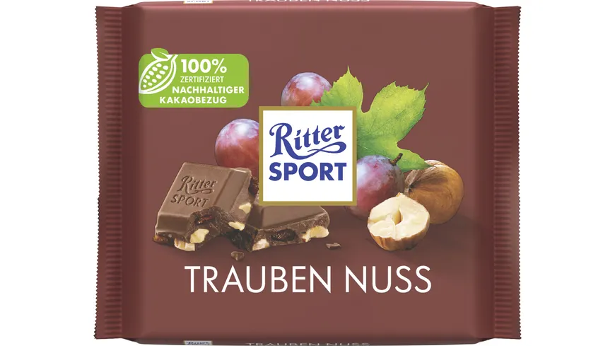 Ritter Sport 100G Trauben Nuss Tafel 100 g