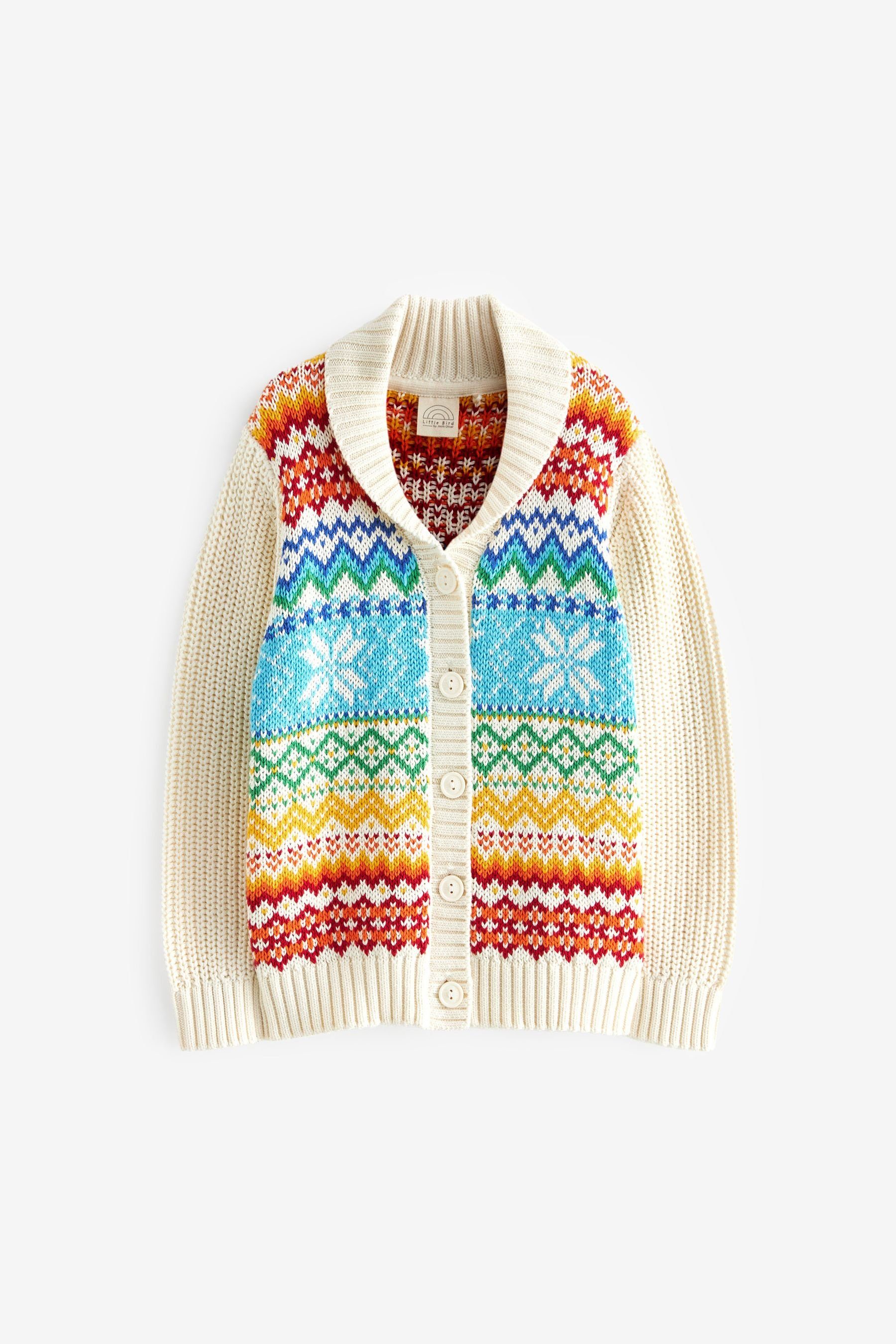 Little Bird by Jools Oliver Strickjacke Little Bird By Jools Oliver Cardigan Weihnachten (1-tlg)