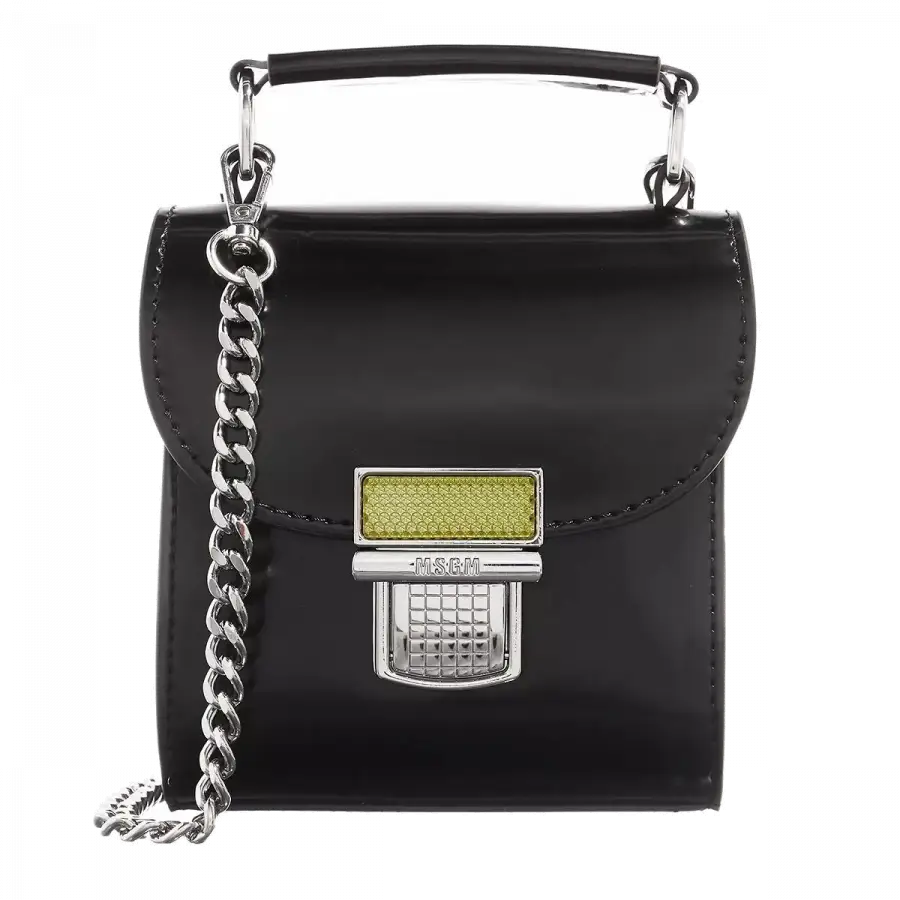 MSGM - Msgm Handle Bags Kunstleder Black - schwarz