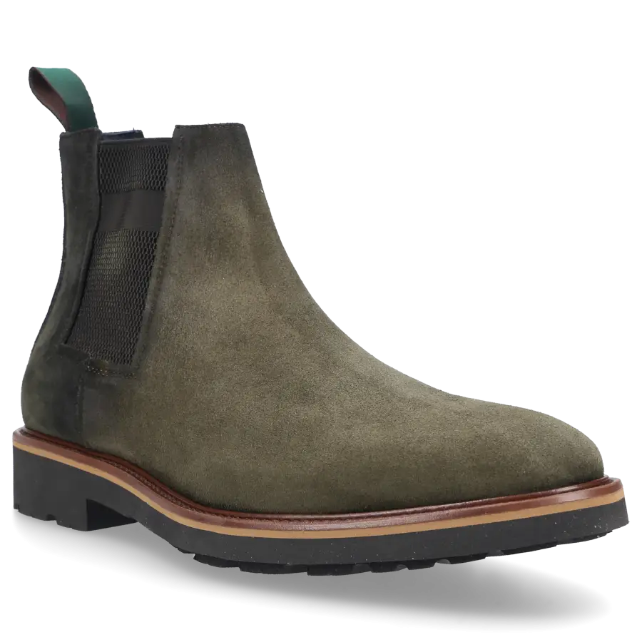 Budapester - Chelsea Boots 14196 Veloursleder - grün