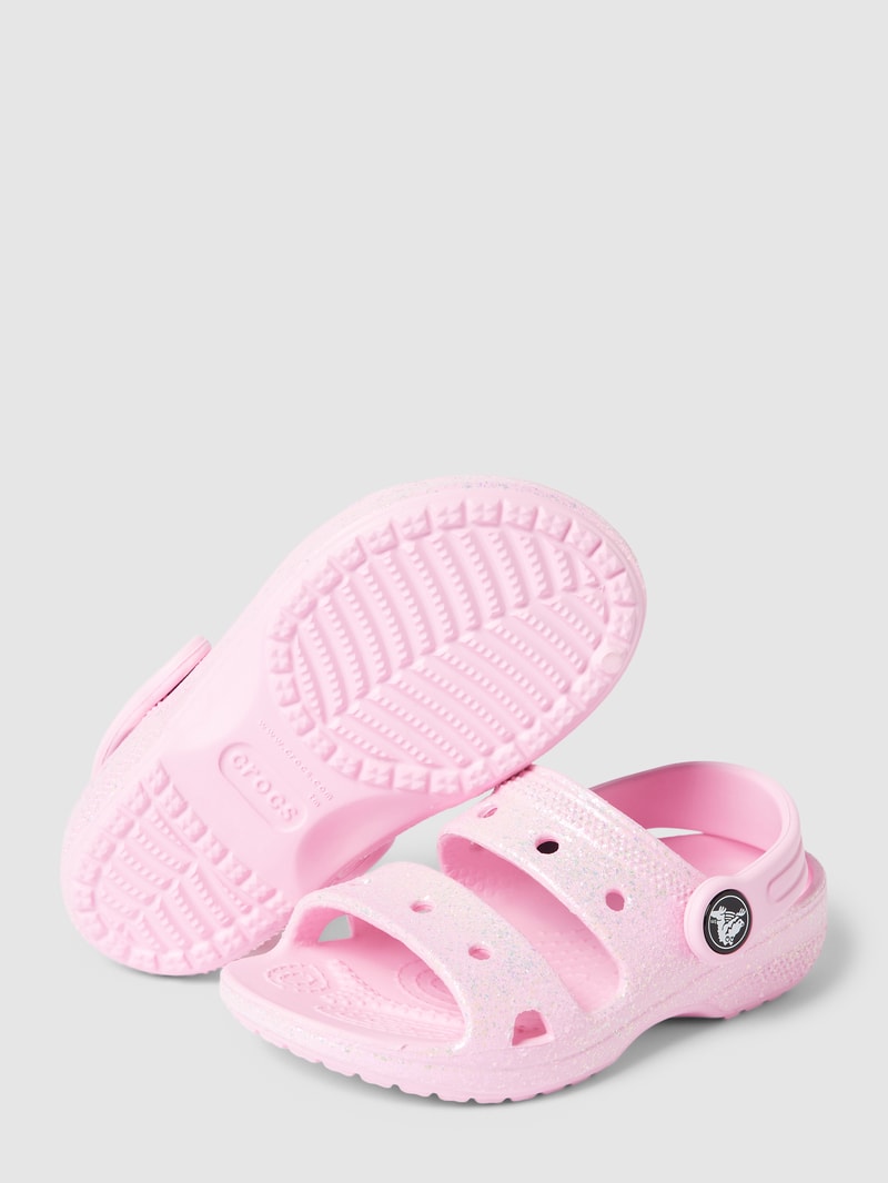 Sandale mit Glitzer-Effekt Modell 'Classic Glitter' in pink