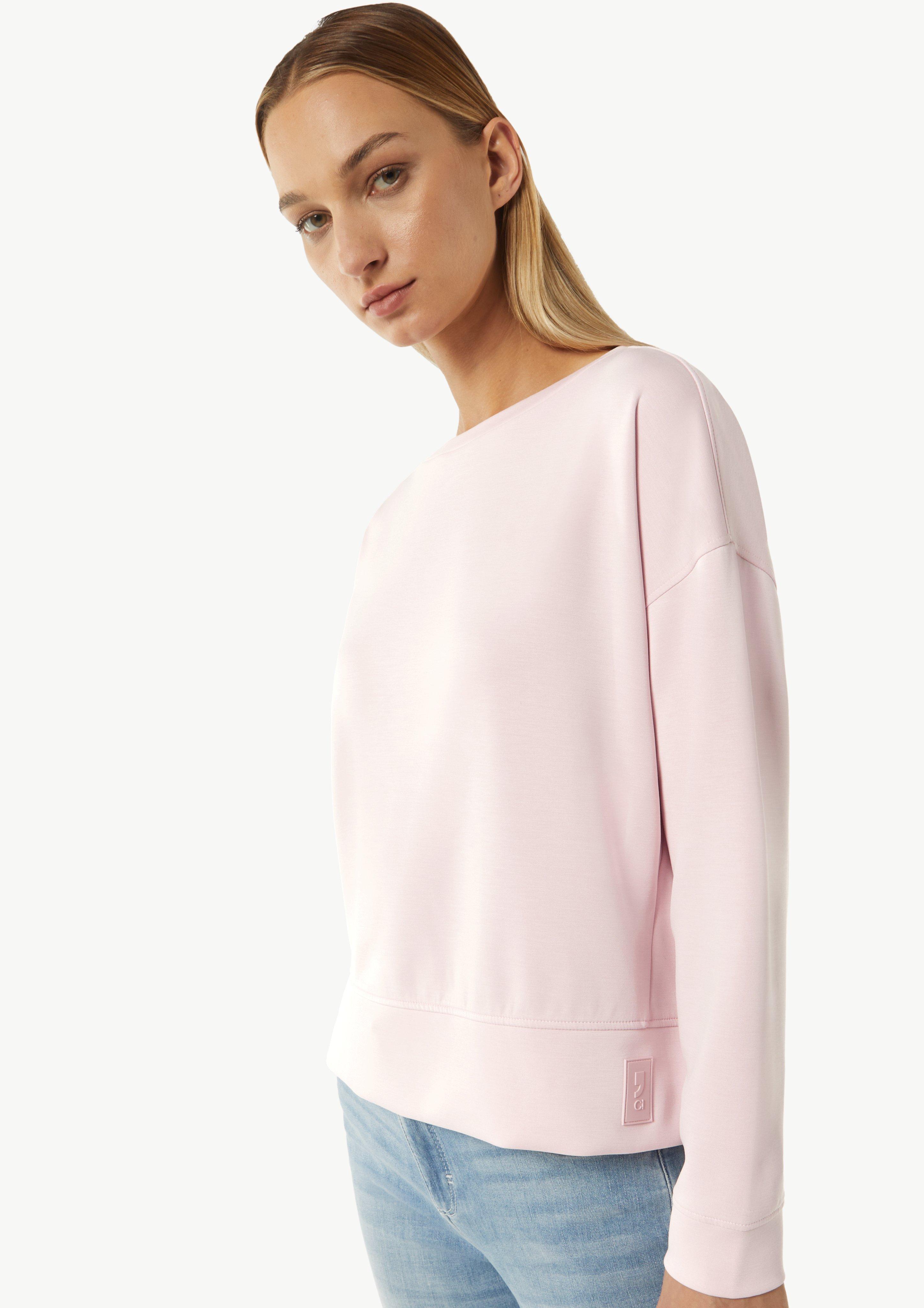 Langarmshirt aus Modalmix - zartrosa