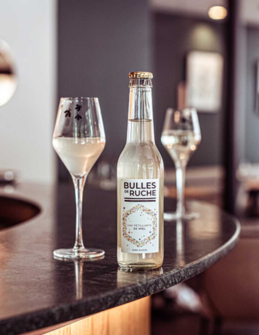 Bulles de ruche : Eau pétillante de miel - Gueule de joie 0° |  27.5 cl