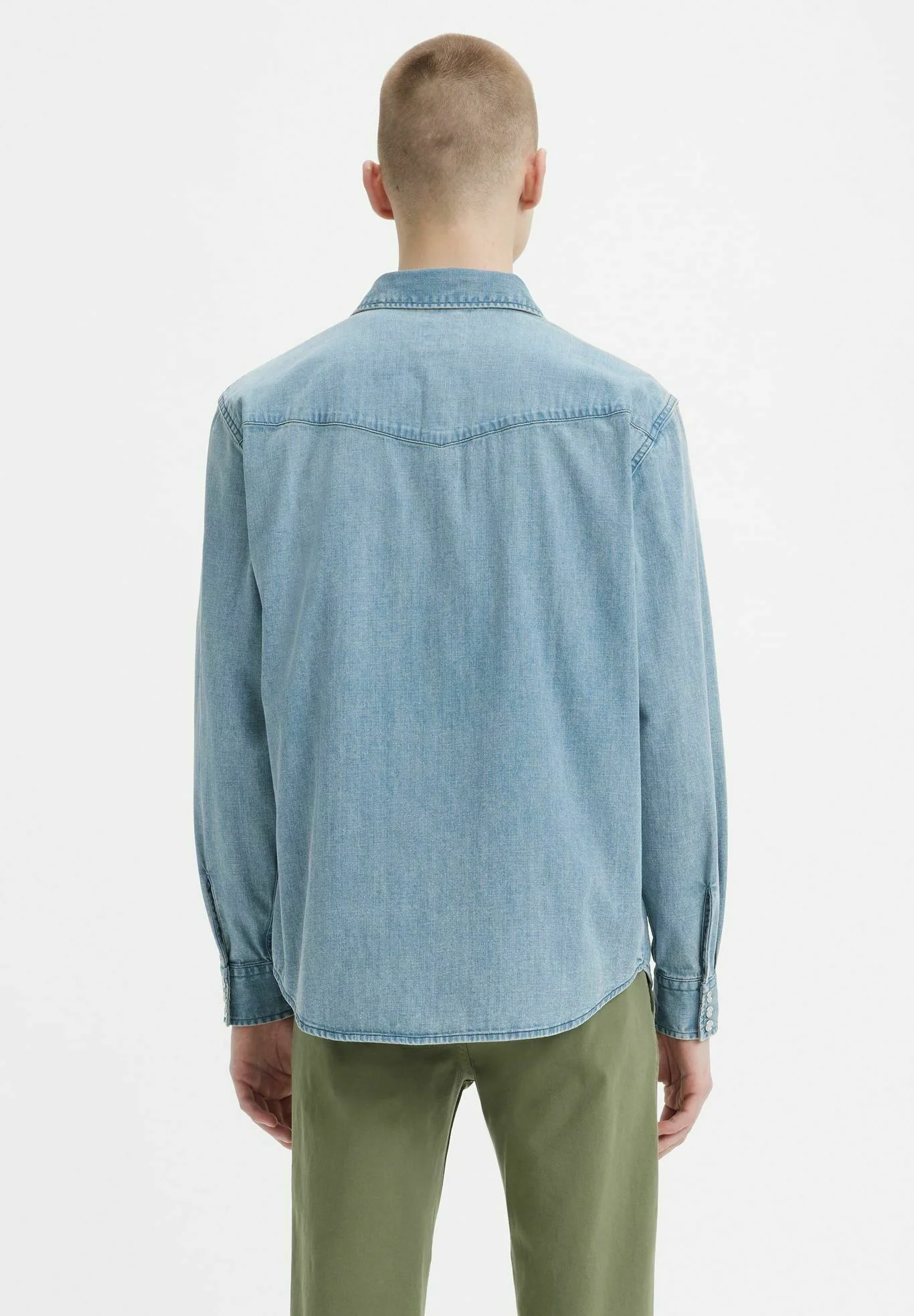 Levi's® SAWTOOTH RLX FIT WESTERN T2 MT MARCY MED - Chaqueta vaquera