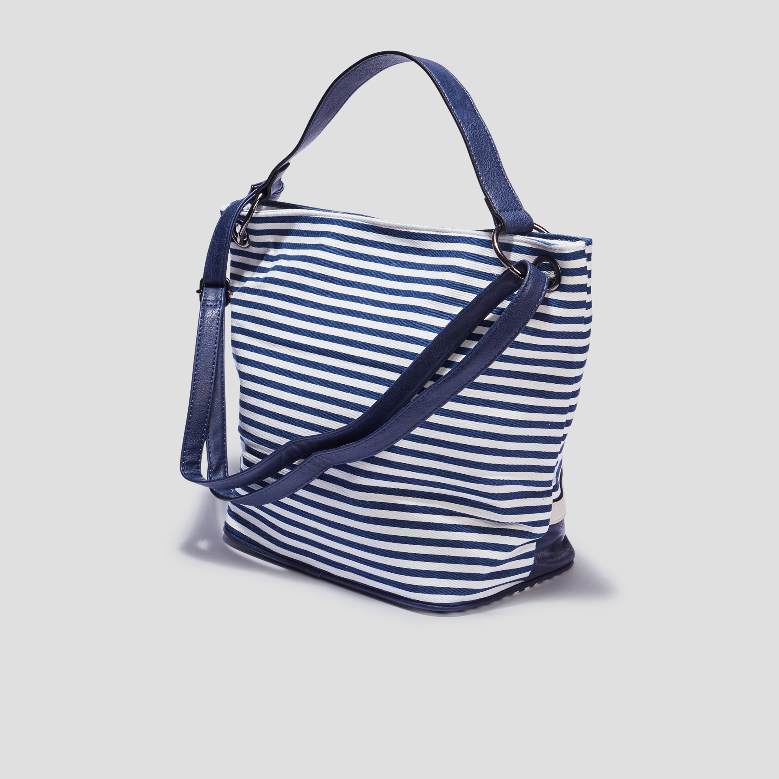 Sac cabas bleu foncé femme | La Halle