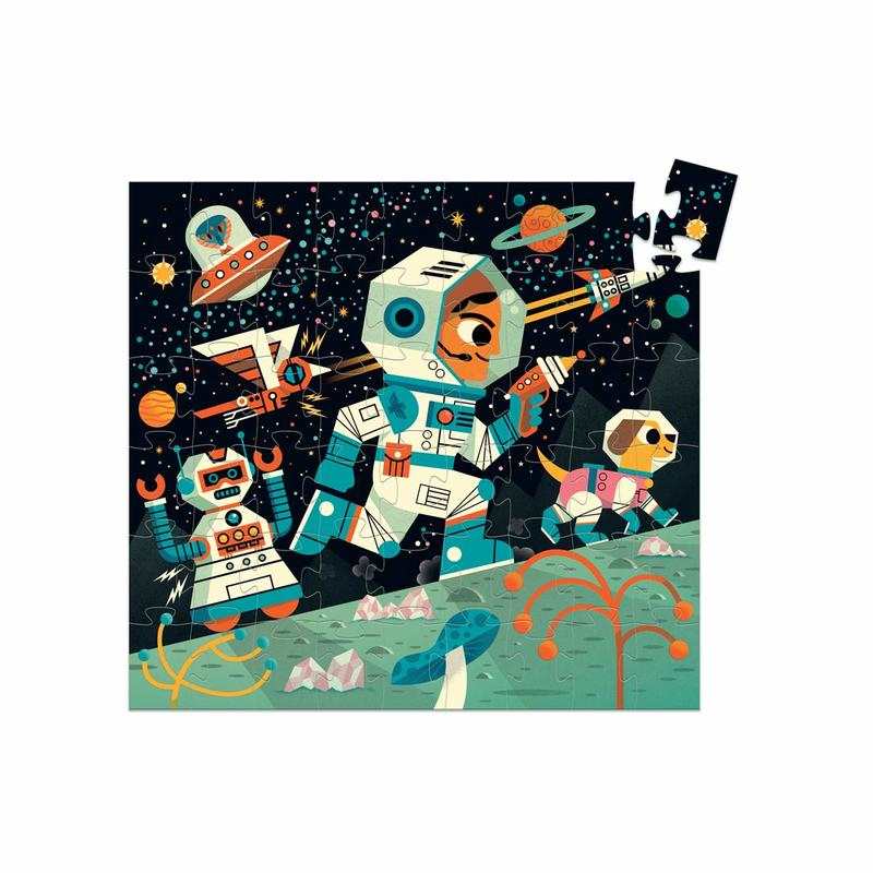 Puzzle station spatiale 54 pièces Djeco