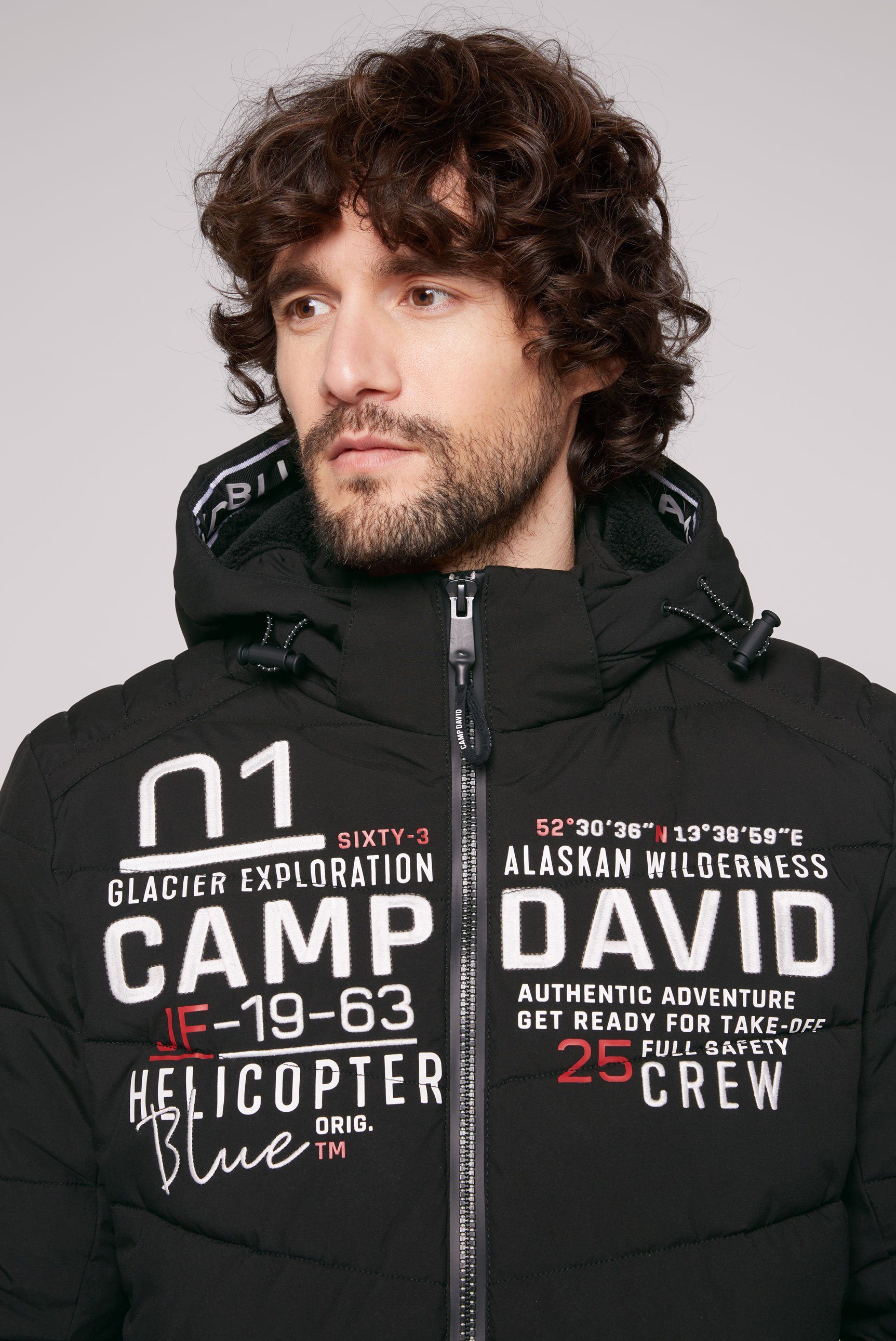 CAMP DAVID Outdoorjacke mit Windbreaker-Bündchen im Ärmel