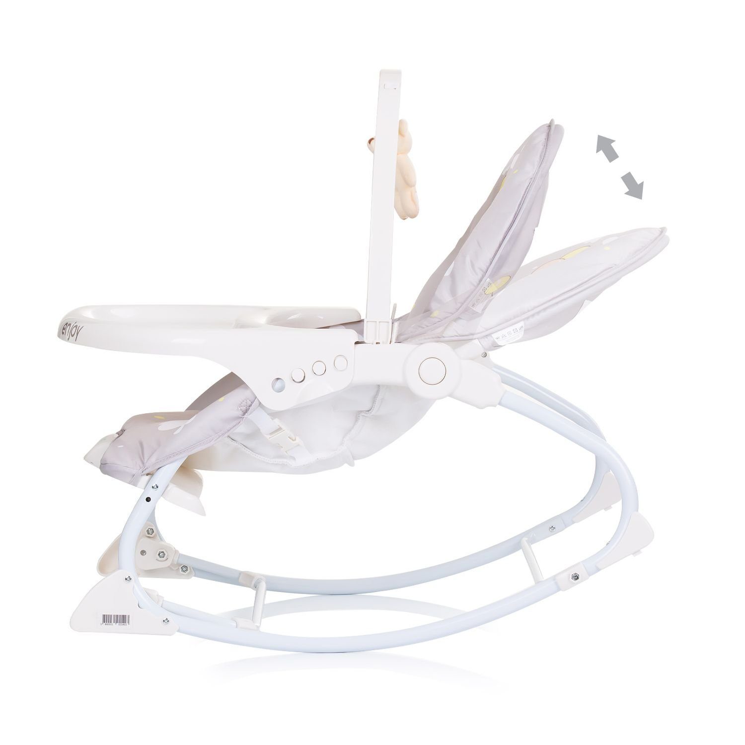 Chipolino Babywippe Babywippe Enjoy, Stuhl, Schaukelfunktion, Musikfunktion, Spielbogen