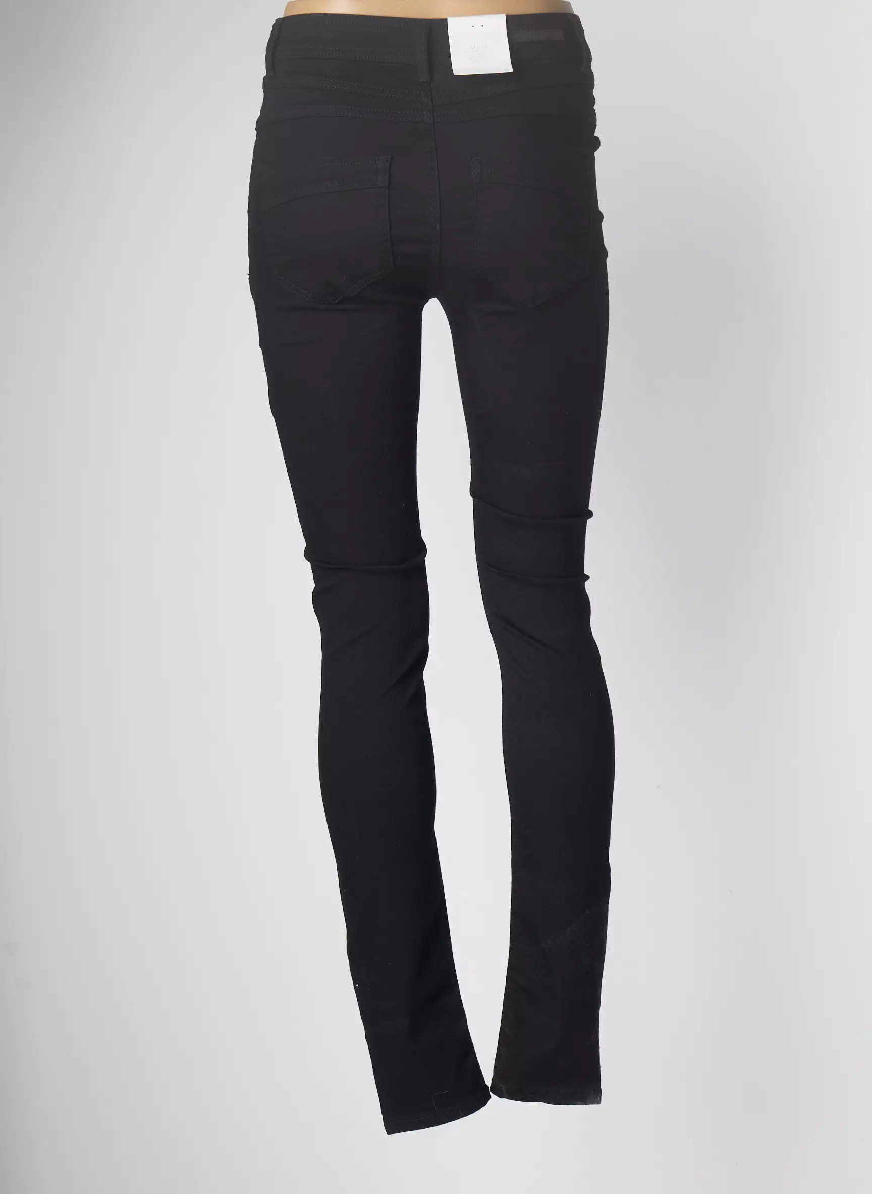 B Young Pantalons Slim Femme couleur noir