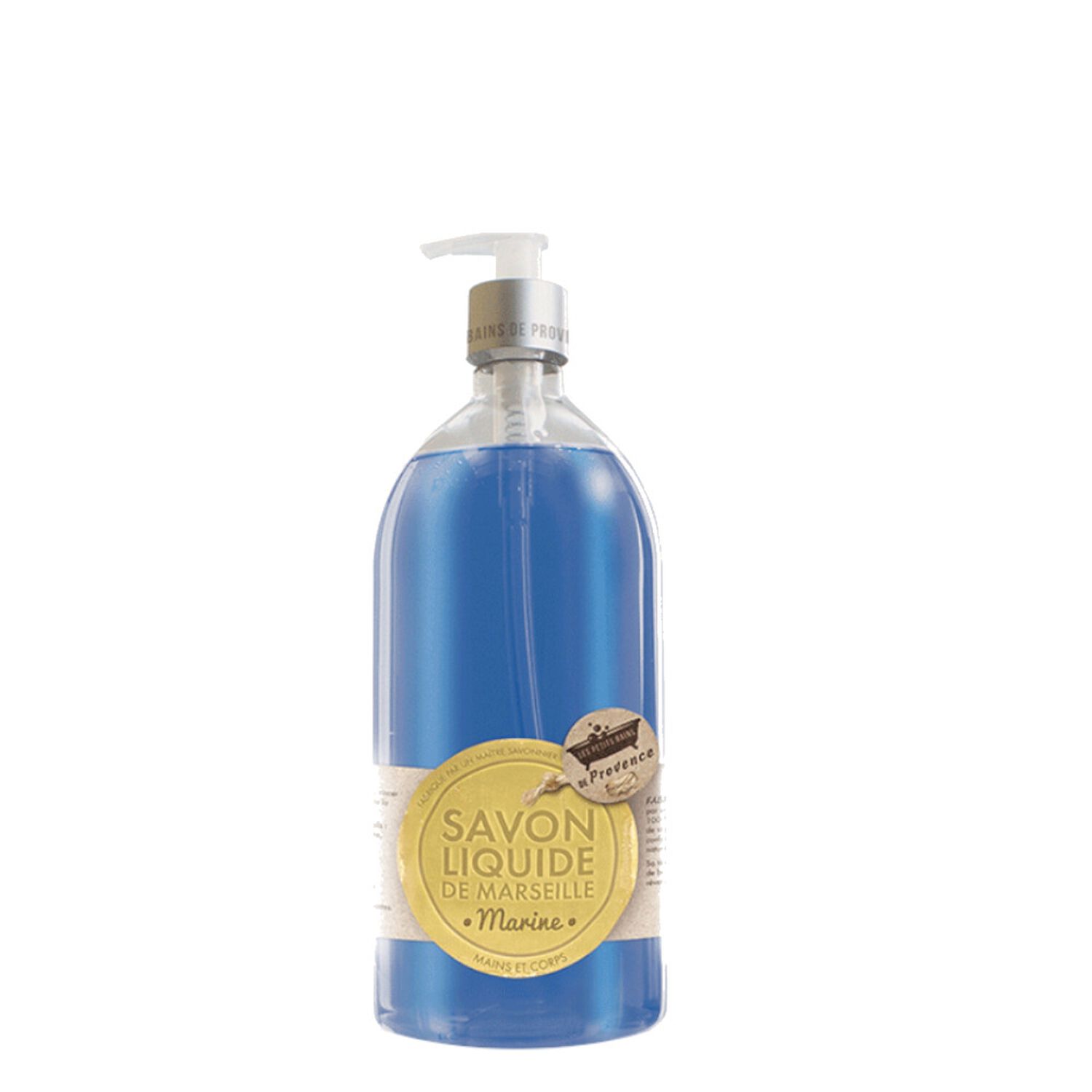 Les Petits Bains de Provence Savon Liquide de Marseille Parfum Marine