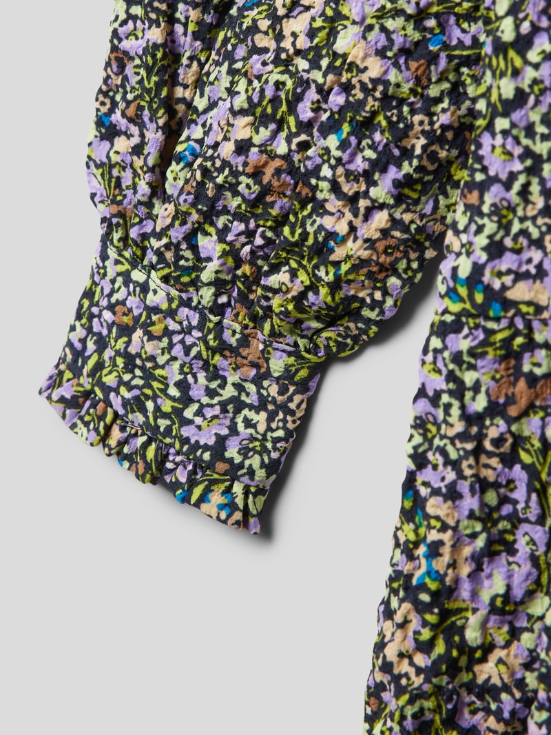 Kleid mit Allover-Muster Modell 'MILLFLEUR' in flieder