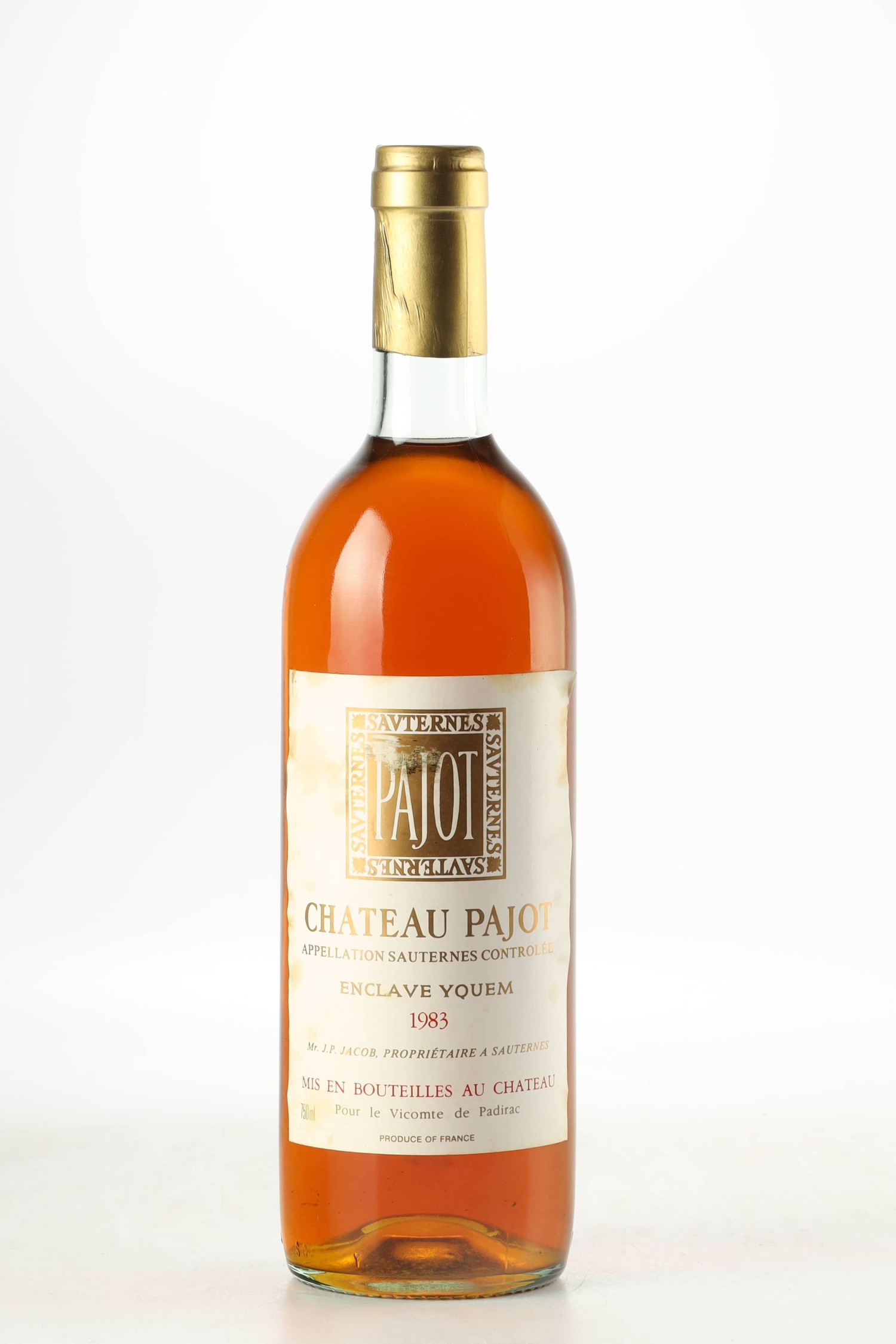 Château Pajot Enclave Yquem 1983, Sauternes