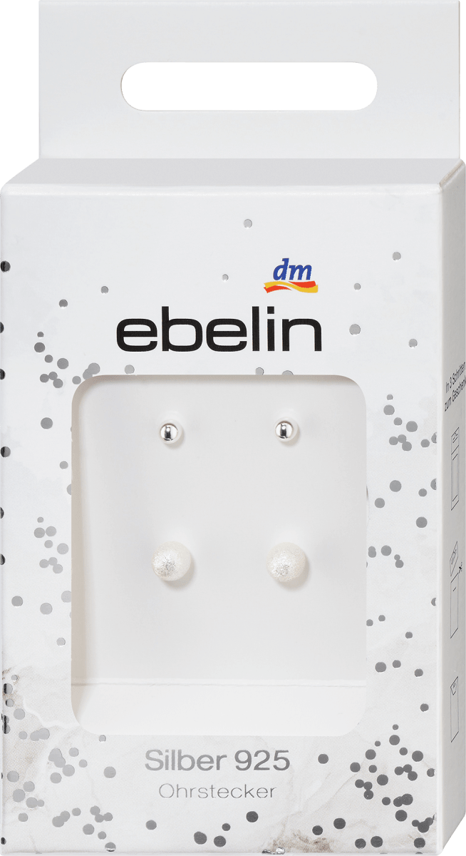 Ohrstecker-Set 925 Silber, 4 St
