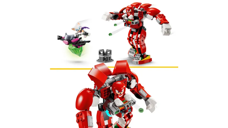 LEGO Sonic the Hedgehog 76996 Knuckles‘ Wächter-Mech, baubare Action-Figur