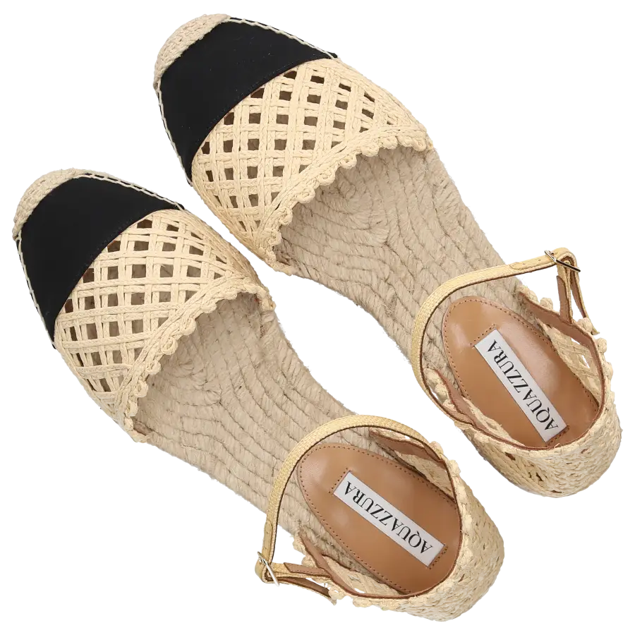 Aquazzura - Espadrilles SUNBURST Bast - beige