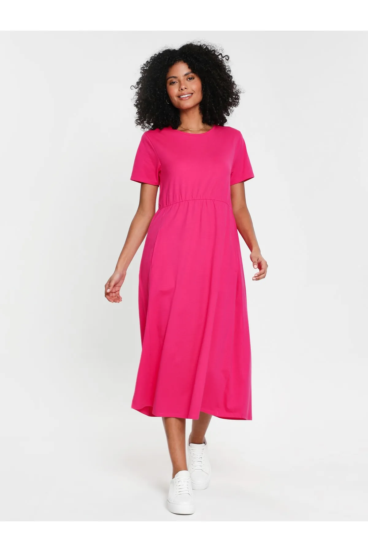 Threadbare  Kleid THB Danni Smock Midi Dress W/Pockets