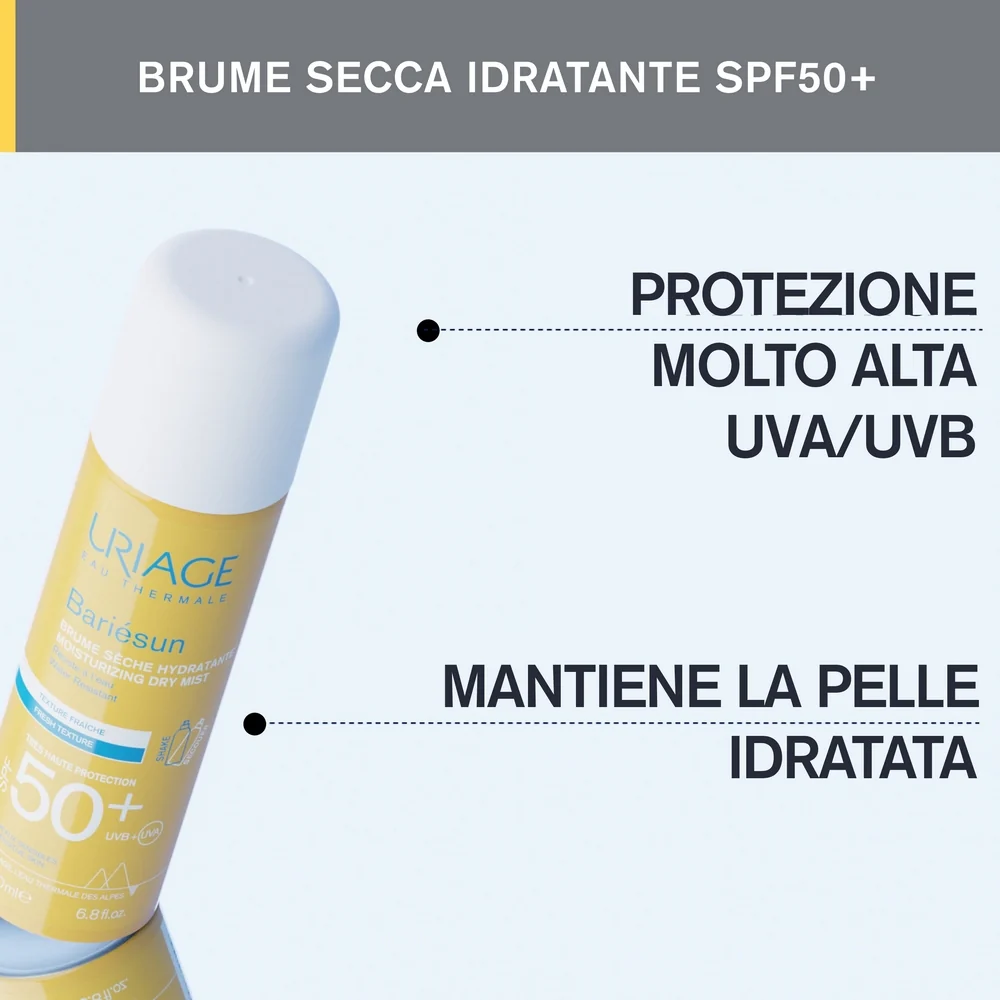 BARIESUN Dry Spray SPF50+ - Spray solar corporal de alta protección.