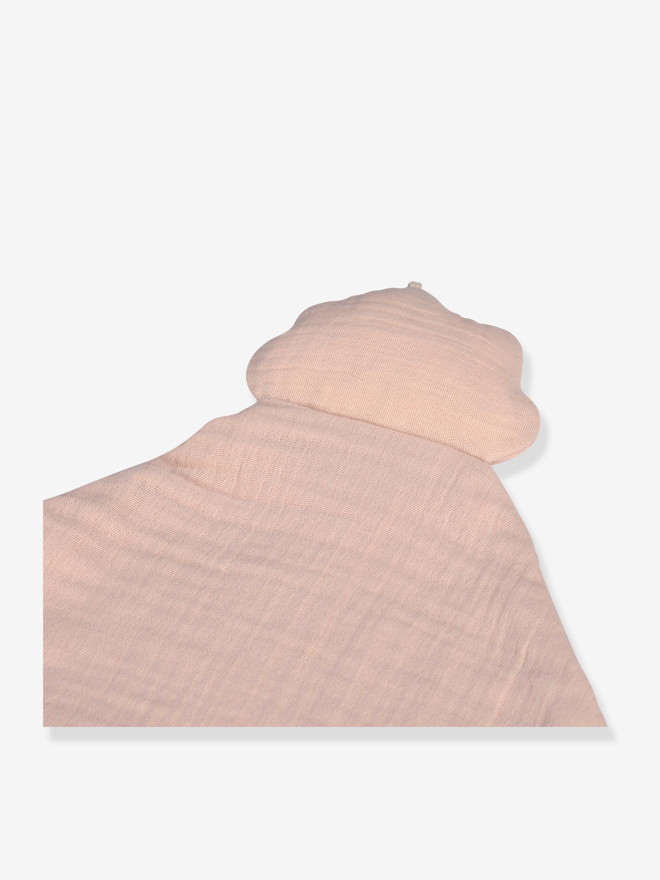 Doudou en coton bio GOTS ELHÉE rose