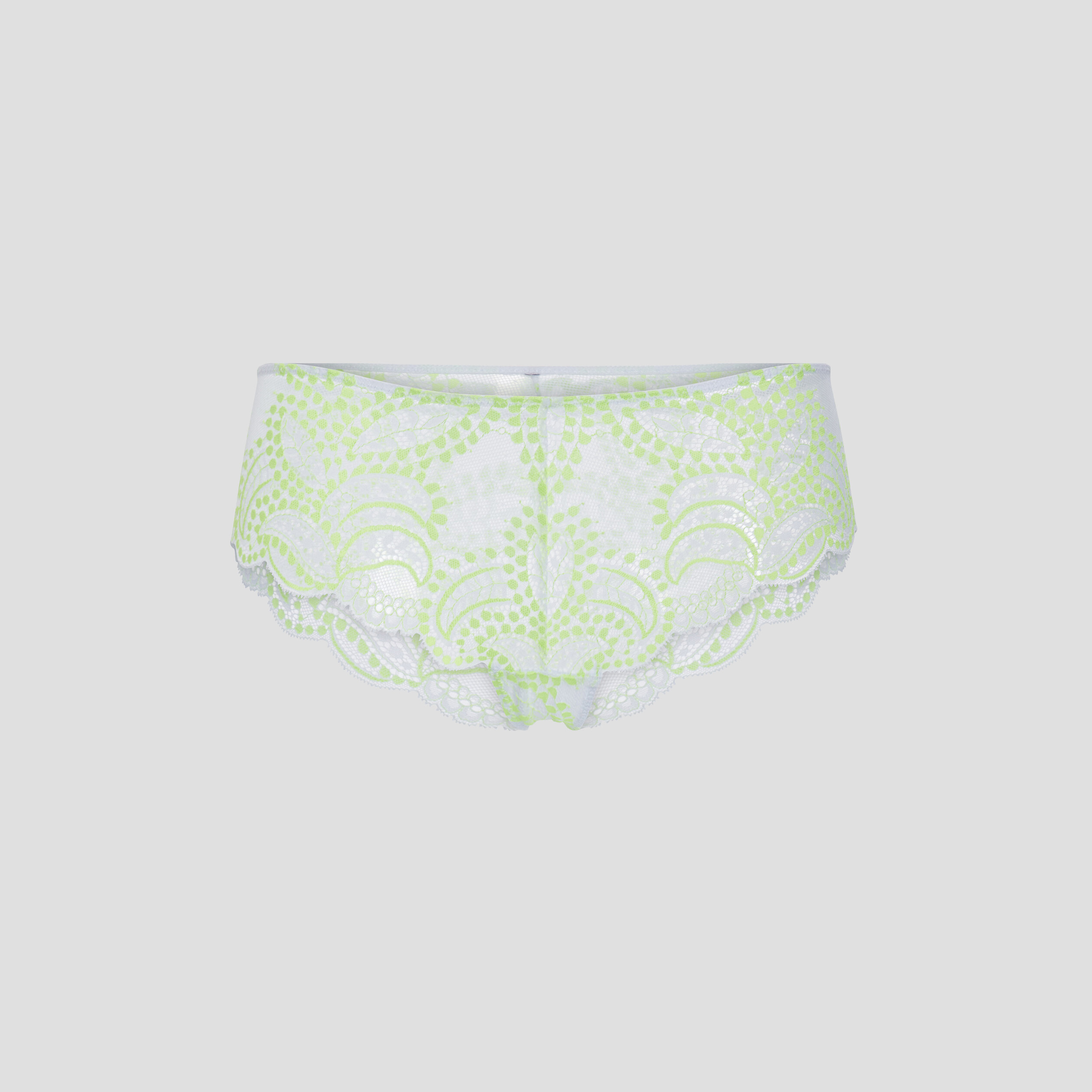 Shorty en dentelle blanc femme | La Halle