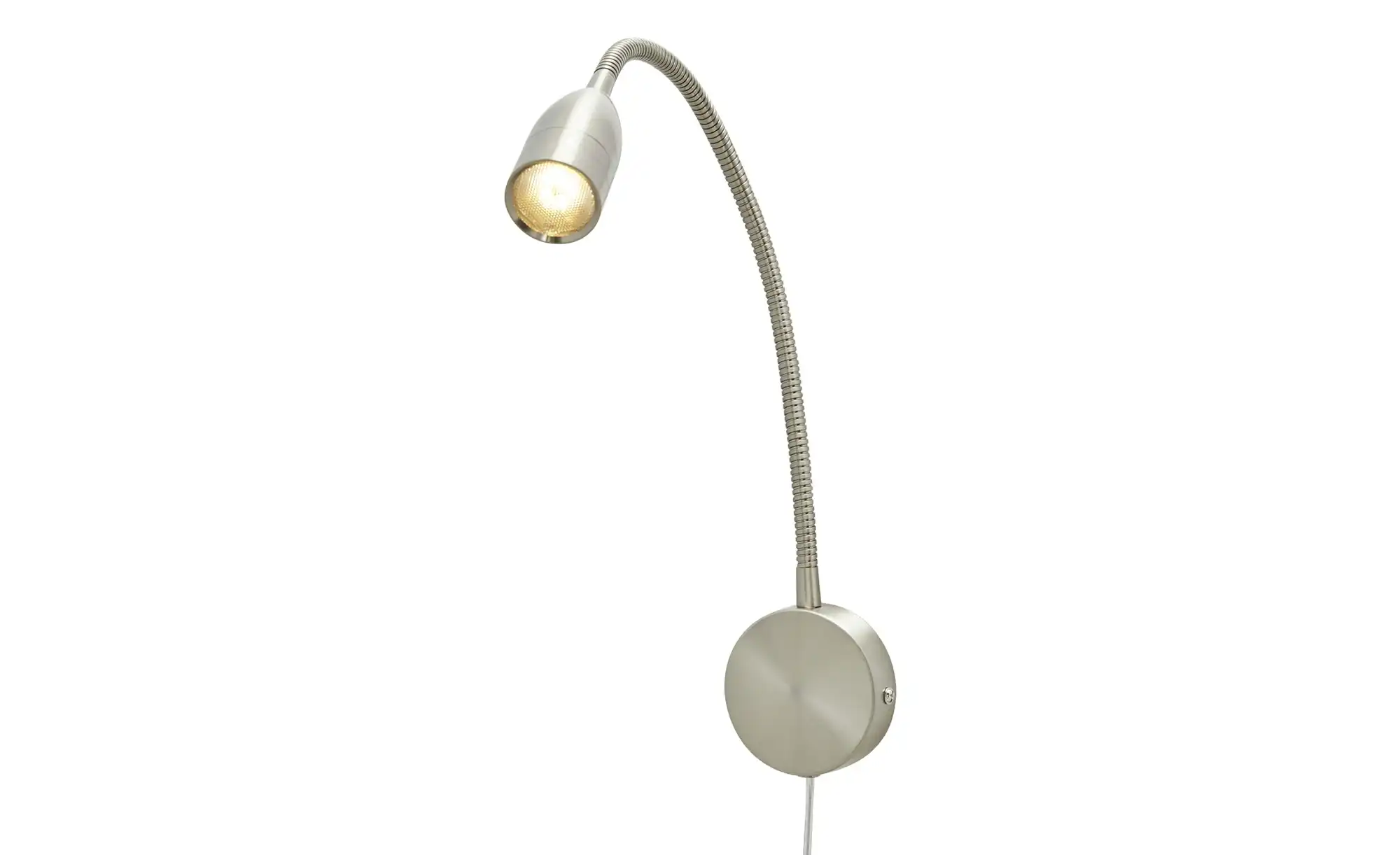 Fischer-Honsel LED-Wandleuchte, 1-flammig, Nickel matt