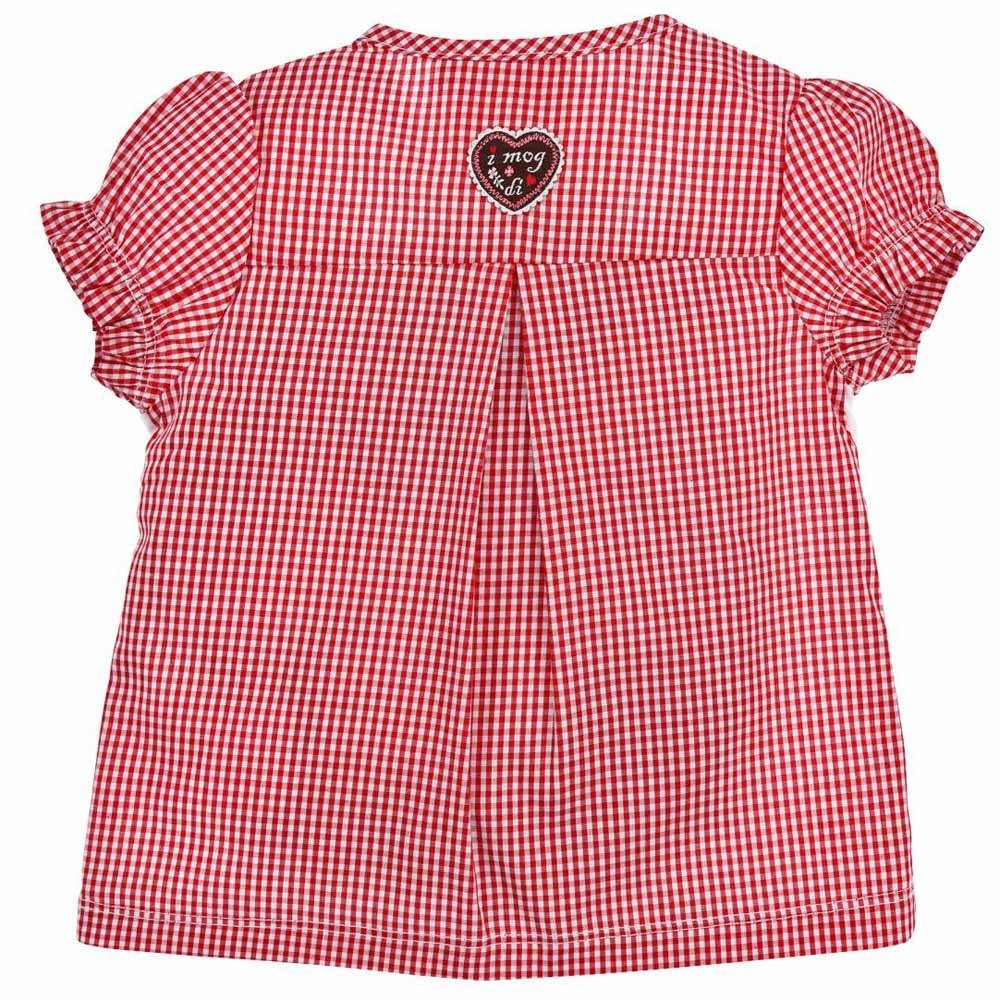 BONDI Trachtenbluse BONDI Baby Mädchen T-Shirt 'Bambi' 86753, Weiß Ro