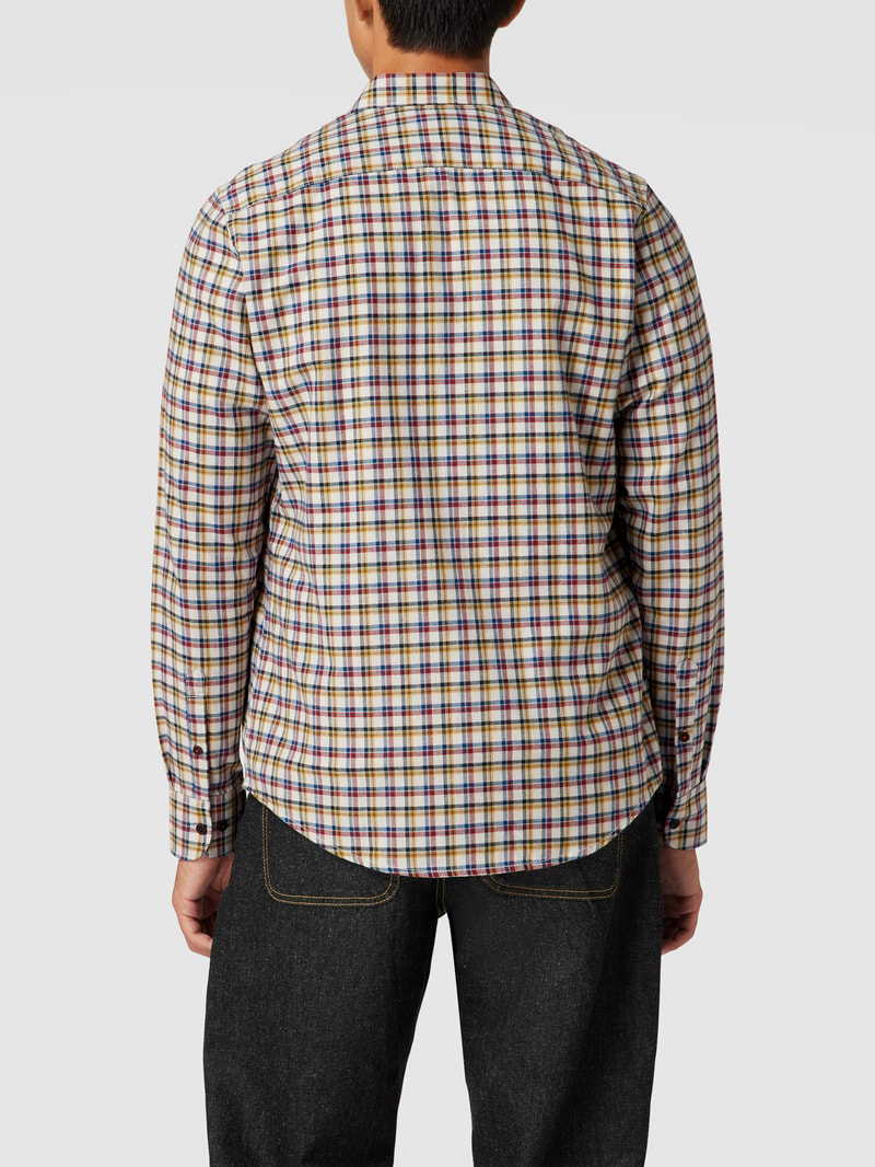 Freizeithemd mit Karomuster Modell 'Check' in offwhite