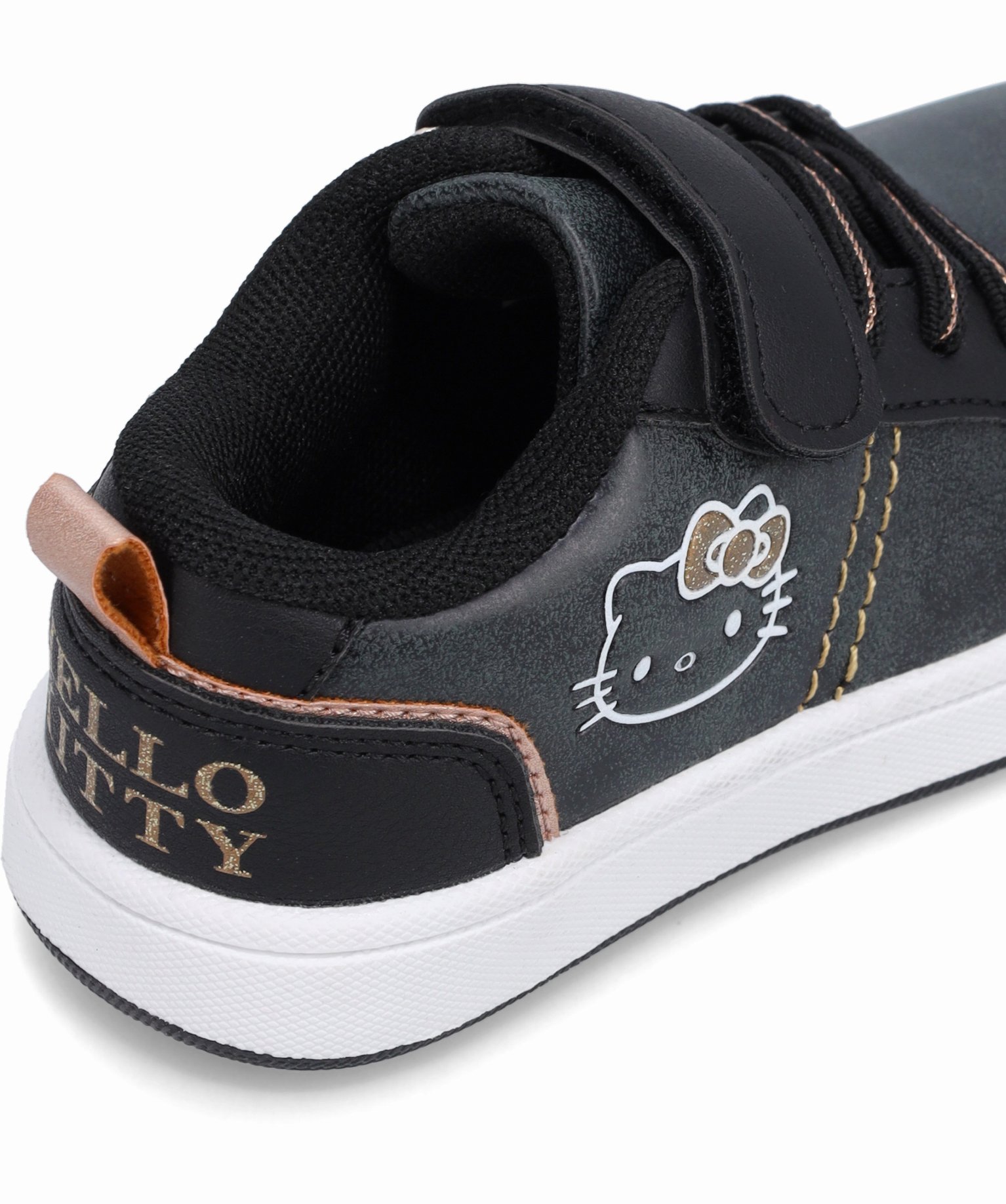 Baskets fille à détails brillants - Hello Kitty noir | GEMO