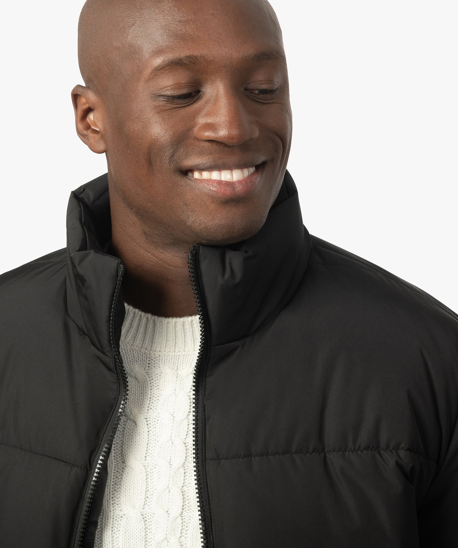 Blouson matelassé homme avec col montant | GEMO