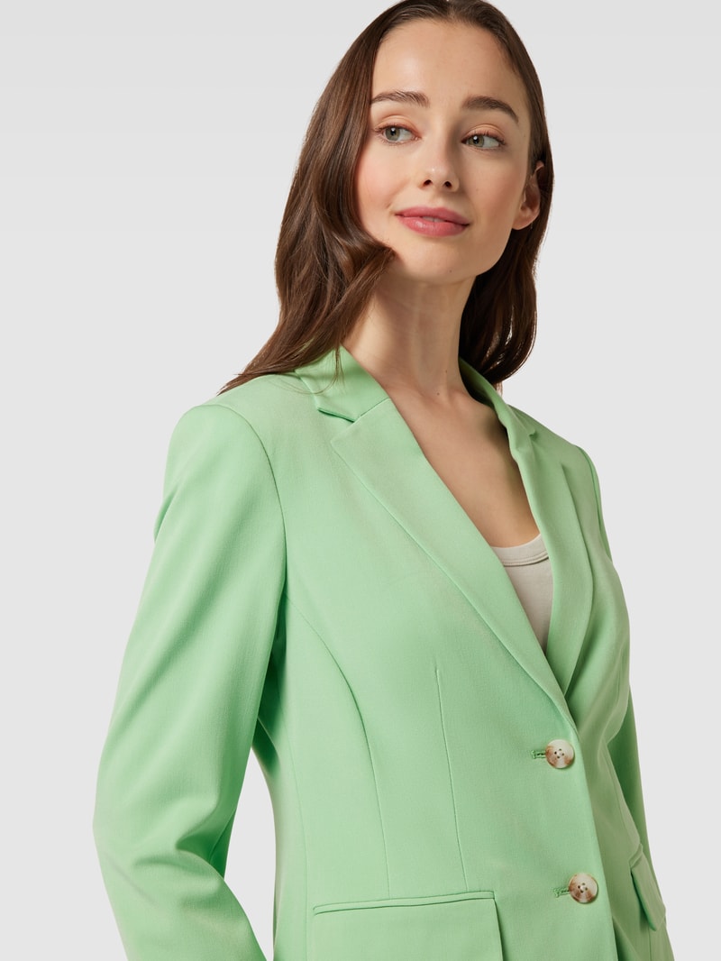 Blazer mit Reverskragen in lindgrün