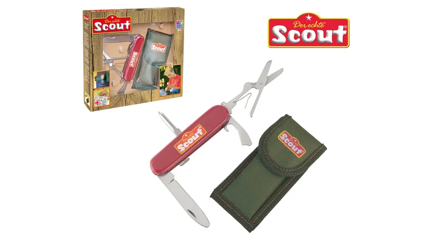 SCOUT - Kindertaschenmesser mit Nylon-Gürteltasche