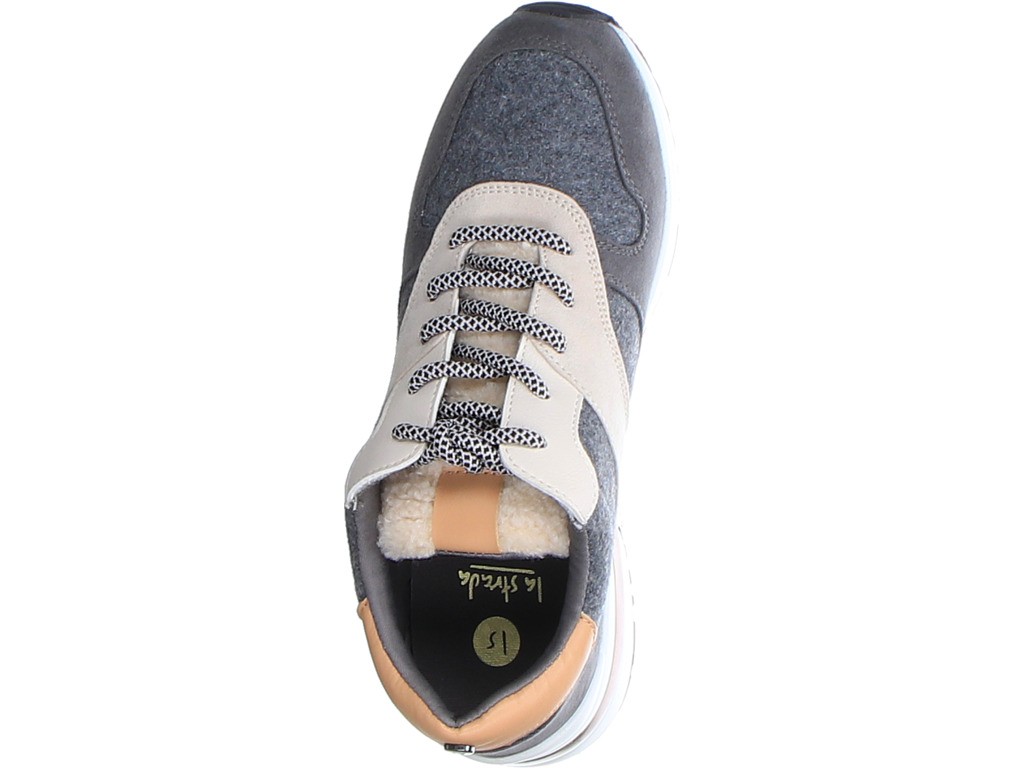 LA STRADA Jungen Halbschuhe grau