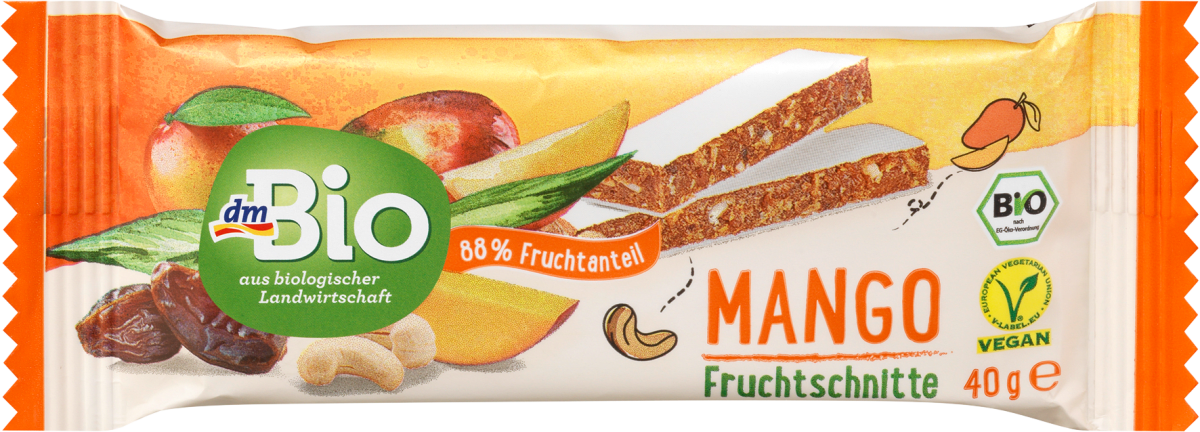 Fruchtriegel, Mango, 40 g