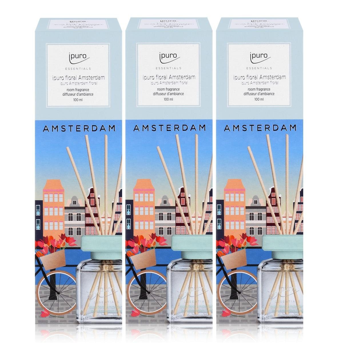 IPURO Raumduft Ipuro floral Amsterdam Raumduft 100ml- Duftöl Raumduft Lufterfrischer