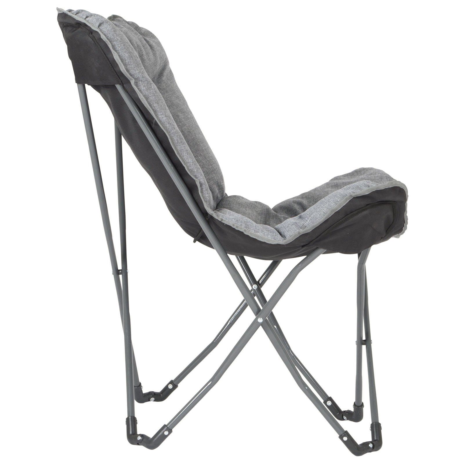 Bo-Camp Campingstuhl Schmetterling Stuhl Redbridge Camping, Garten Lounge Klapp Stuhl Sessel
