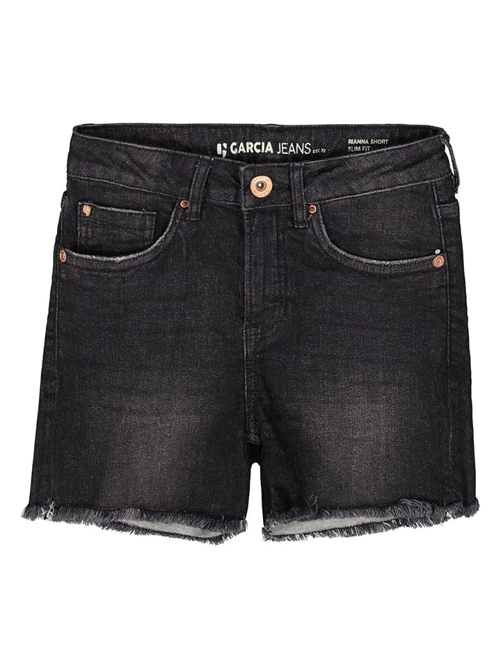 Garcia Jeans-Shorts in Schwarz günstig kaufen