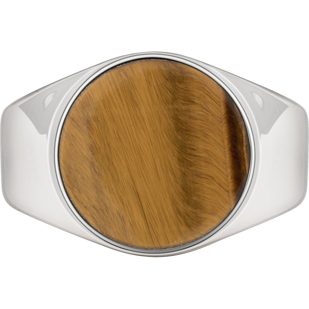 caï Bague pour hommes 925 Argent brun Bague