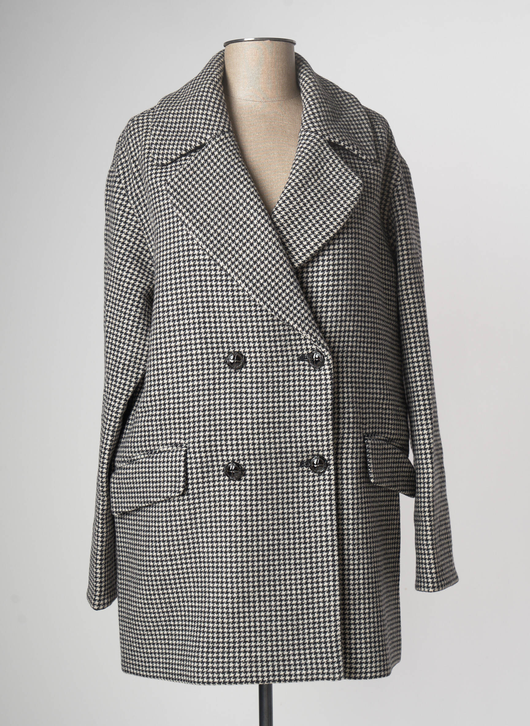Trench   Coat Manteaux Courts Femme couleur noir