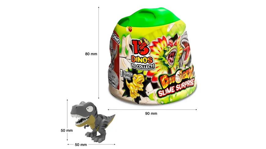 CRAZE - MAGIC SLIME Dinorex Kapsel mit Schleim