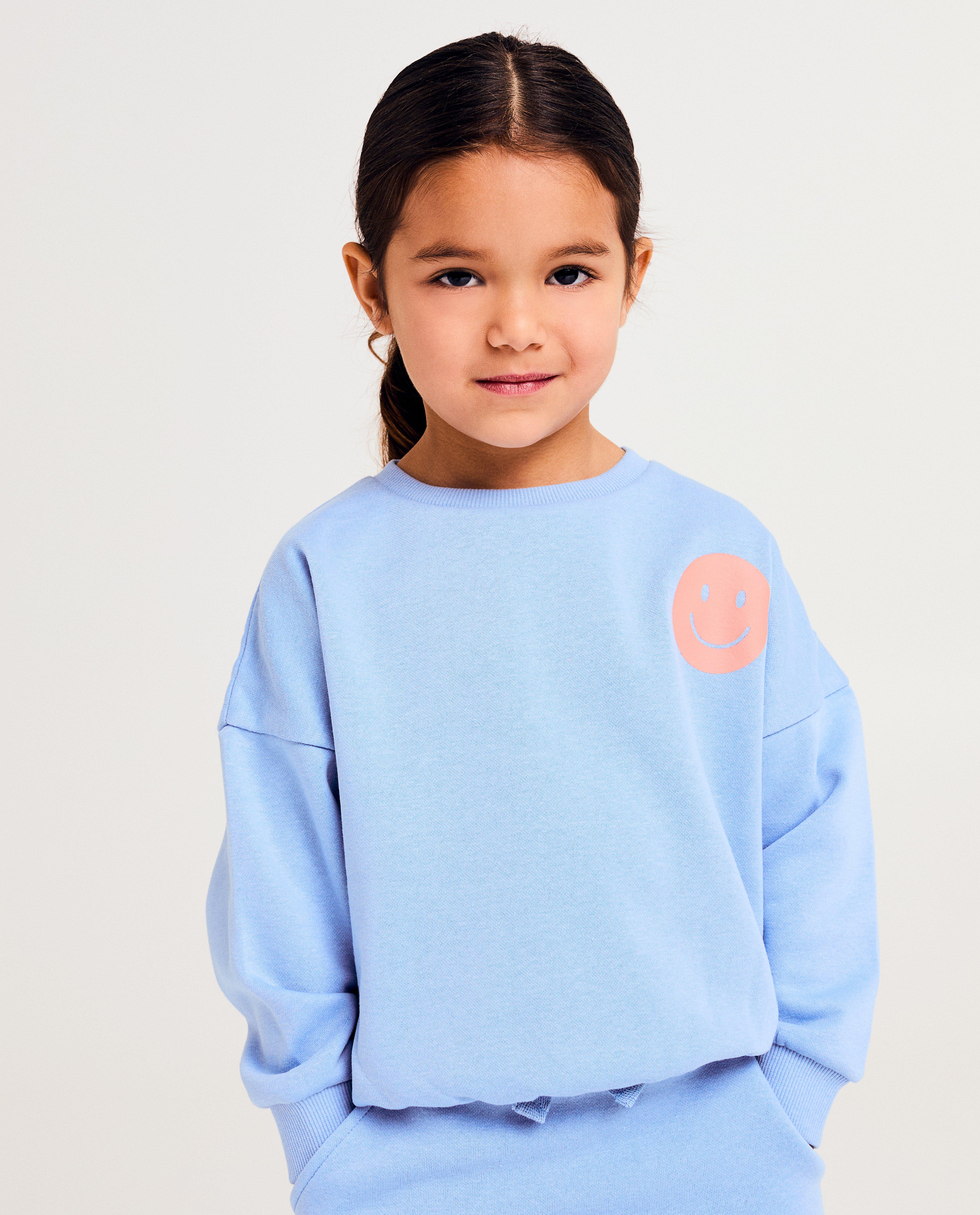 Pulover Besties cu imprimeu pe spate, albastru unisex