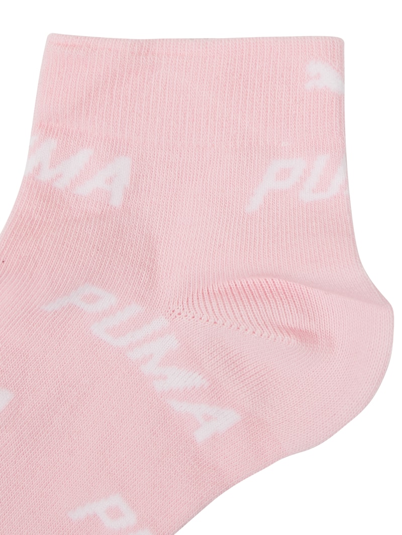 Sneakersocken mit Logo-Muster im 2er-Pack in hellrosa