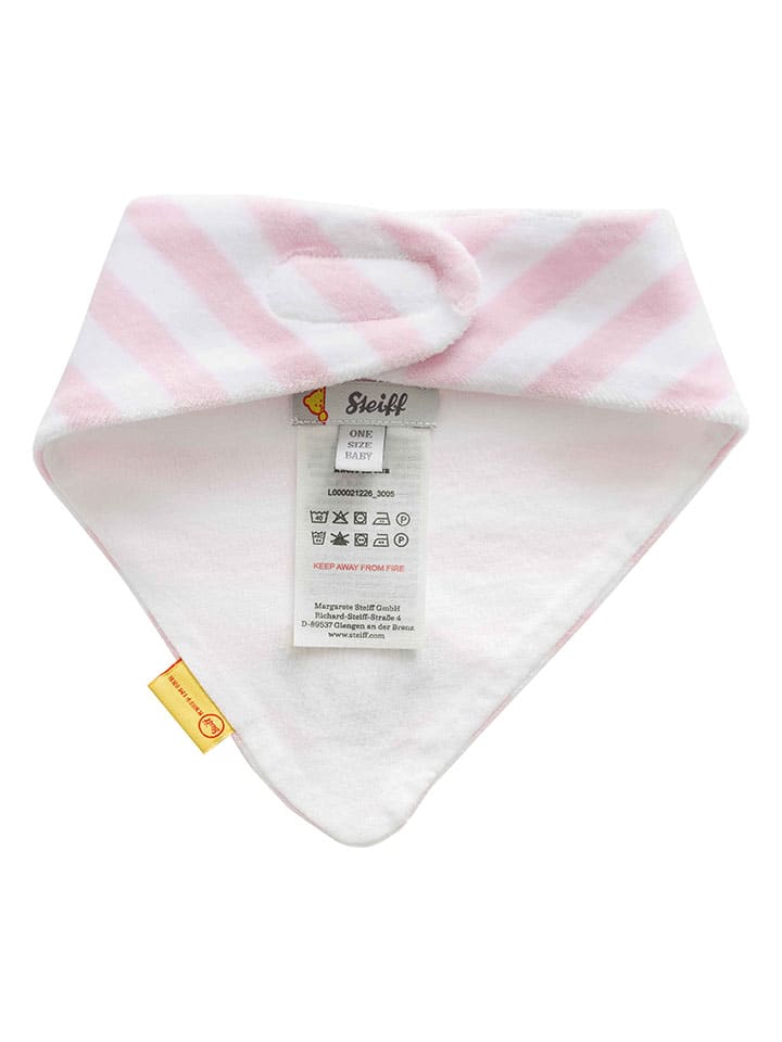 Steiff 3tlg. Outfit in Rosa/ Weiß günstig kaufen