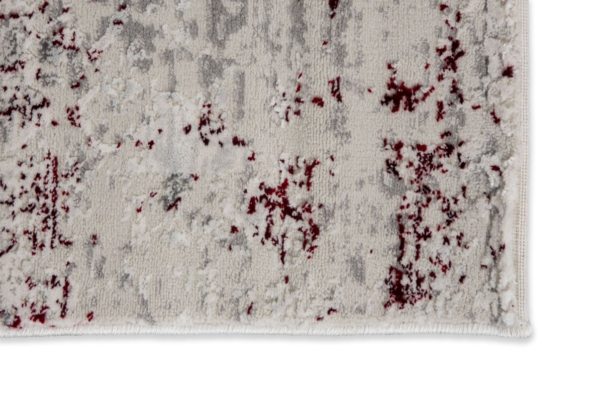 Webteppich Antea rot-creme Vintage 160x230