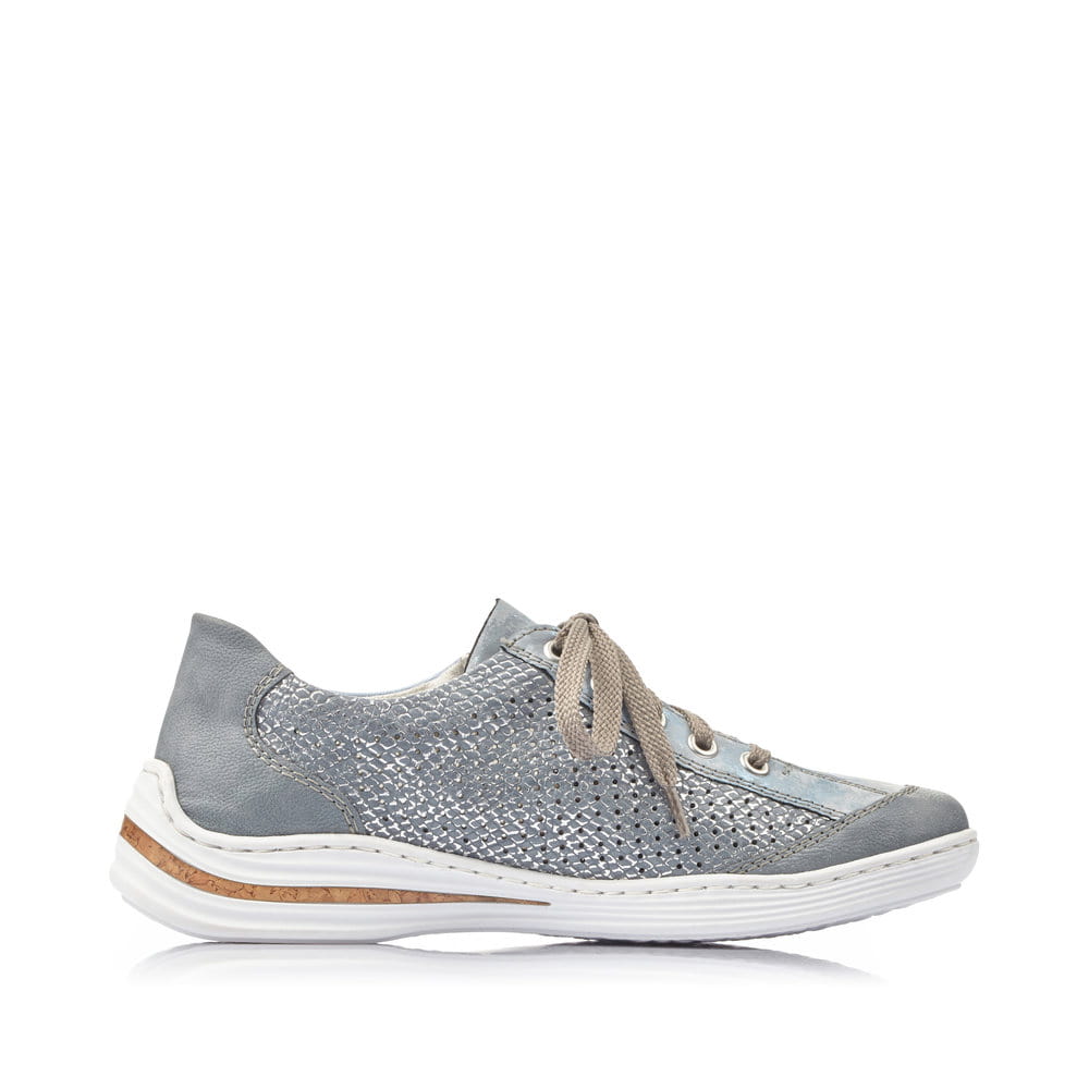 Rieker Damen Schnürschuhe meeresblau