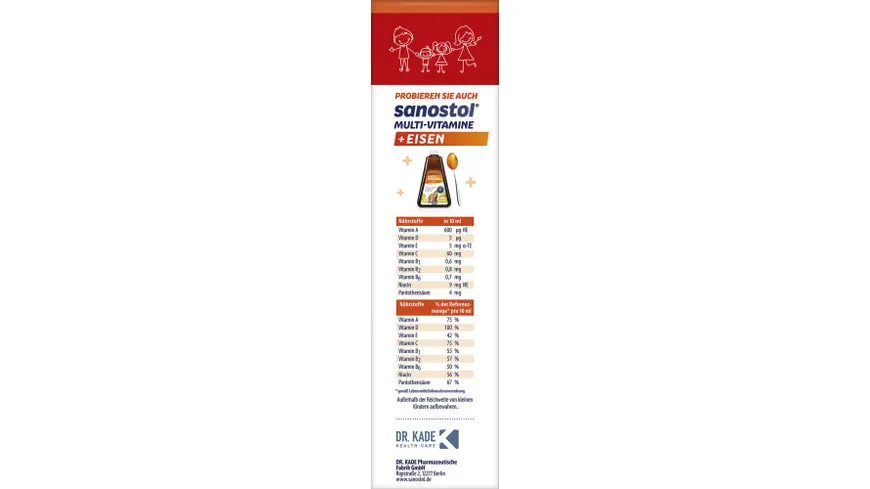 Sanostol Multi-Vitamine 780 ml