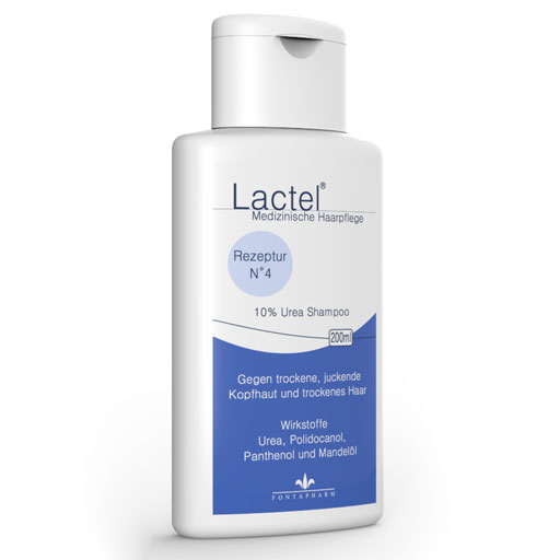 LACTEL Nr.4 Shampoo gegen trock.jucken.Kopfhaut  200 ml  Shampoo