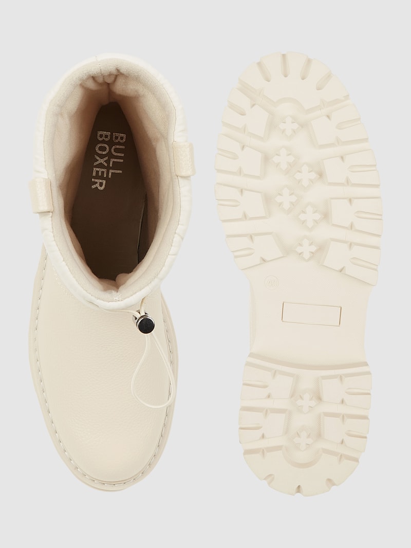 Boots mit Fleecefutter in offwhite