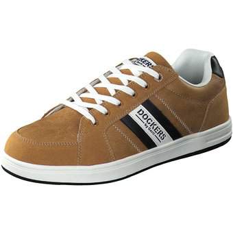 Dockers Schnürsneaker in braun