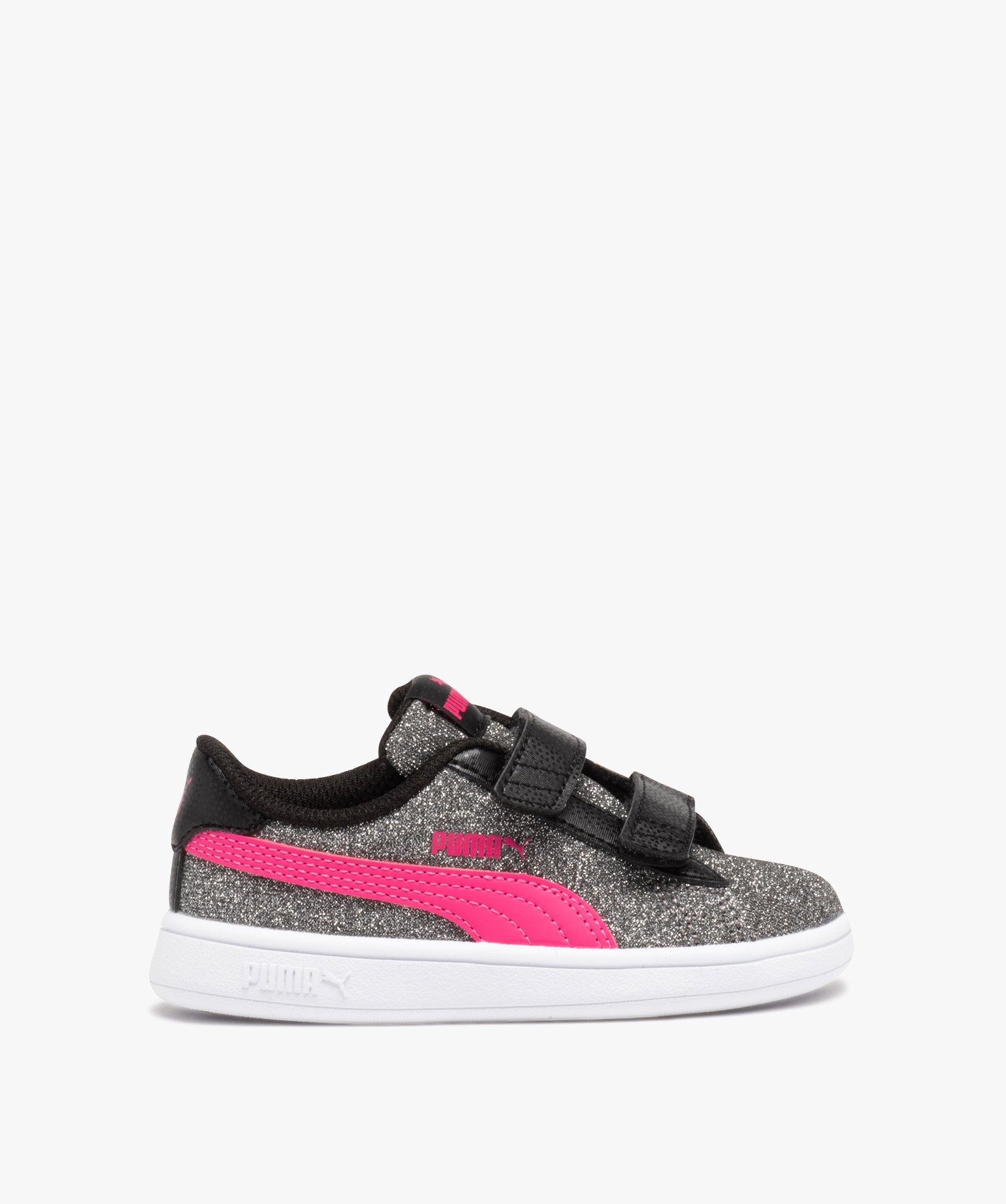Baskets fille pailletées avec double scratch - Puma noir | GEMO
