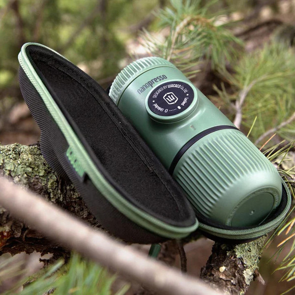 NANOPRESSO INKL. SCHUTZHÜLLE - MOSS GREEN - Kaffeepresse