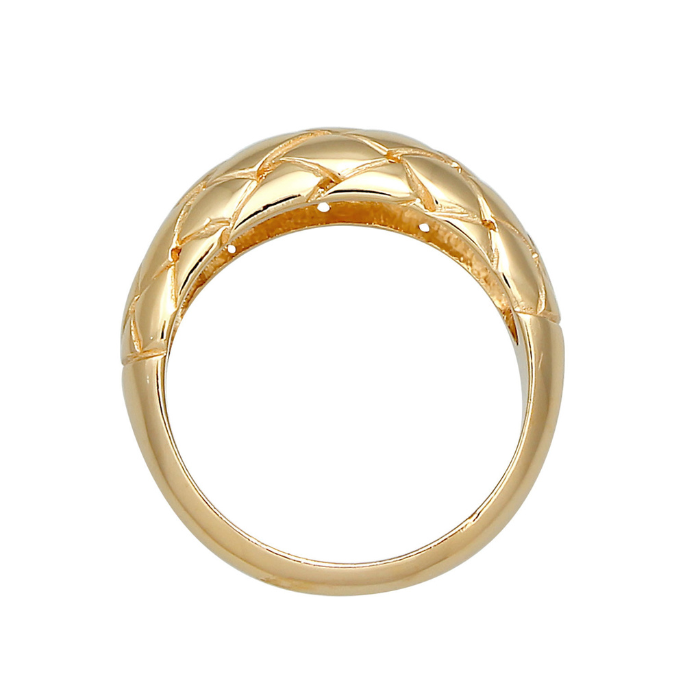 Elli Elli Bague Bague pour femme Rhomb Raffinée Chunky Trend Blogger en argent sterlin Bague
